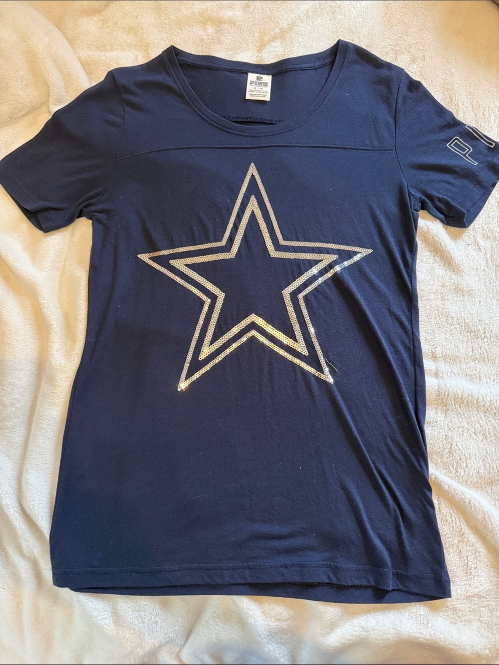 PINK Victoria Secret NFL Dallas cowboys teashirt